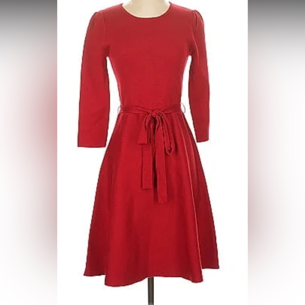 Red Women's Sweater Dress